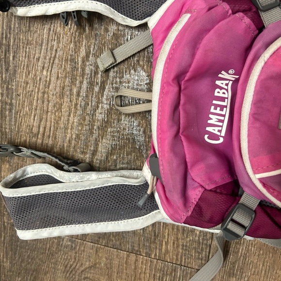 CamelBak mini mule Pink and Gray Backpack in good condition minor stains - Picture 5 of 9